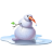 Pool Snowman Icon